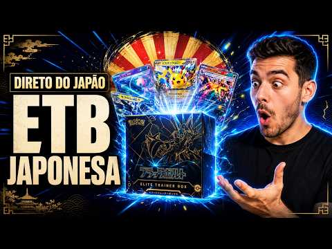 Recebi uma ETB de Pokémon direto do JAPÃO + Nova parceria do canal!